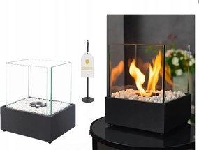 DIXIE-14 Szabadonálló Biokandalló Bioetanol 30 CM – Füstmentes, Nappali Terasz