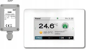 Szobapanel Kostrzewa ecoSTER Touch K_30 vezeték nélküli fehér