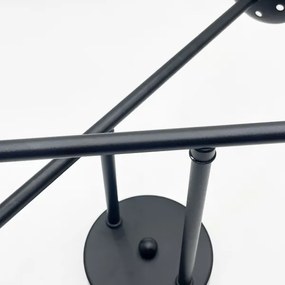 Brilagi - MALIVA felületre szerelhető csillár 4xE14/15W/230V fekete/füstszínű