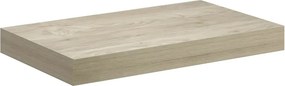 vidaXL tölgyszínű MDF lebegő fali polc 40 x 23 x 3,8 cm