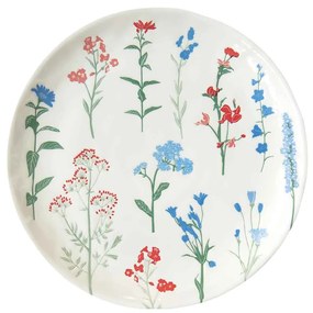 Porcelán desszertes tányér Mille fleurs Blue