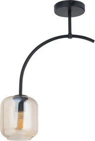 SIGMA LIGHTING 32240 SHINE Modern Mennyezeti Lámpa Borostyán, Fekete E27 IP20