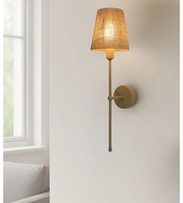 Fali lámpa MADELA 1xE14/40W/230V juta/bézs