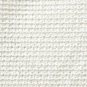 fehér HDPE napvitorla 160 g/m² 5 x 6 x 6 m