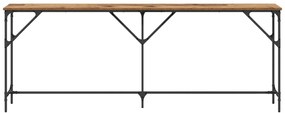 Konzolasztal Régi Fa 200x29x75 cm MDF