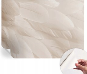 Öntapadós tapéta Fali furnér 3D hatás Éteri tollak 208x146 cm