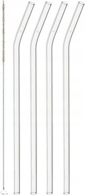 4 db-os üveg szívószál szett 23cm Ciao