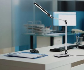 KAJA K-BL1121 SREBRNY RICO Ezüst Színű Asztali Lámpa 10W LED 650Lm 3000–6500K IP20