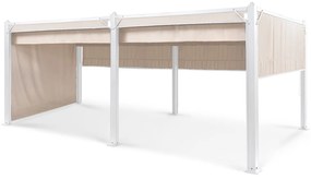 Pantheon Cortina, pavilon, tetővel, 3x6 m, 4 oldalrész