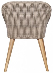 7 részes barna kültéri polyrattan étkezőgarnitúra