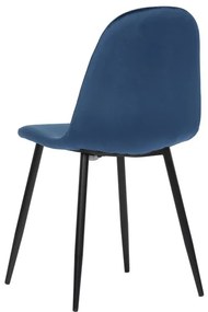 Kék Bársony Étkezőszék. CT-971 BLUE4