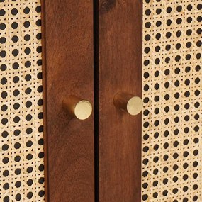 Mosdókagyló szekrény polcokkal tárolóval Barna 62 x 33 x 58 cm