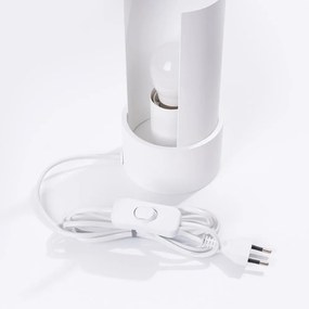 Fehér asztali lámpa (magasság 21 cm) Aurea – Sollux