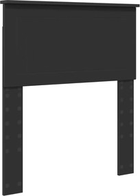 vidaXL Fejtámla Fekete tölgy 75 cm Faanyag