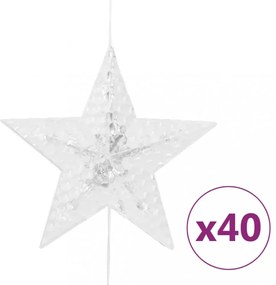 8 funkciós csillagdíszes fényfüggöny 200 meleg fehér LED-del