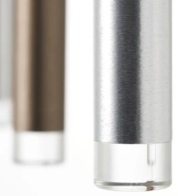 Brilliant - LED kábeles dimmelhető függeszték CEMBALO LED/32W/230V króm/fekete/barna