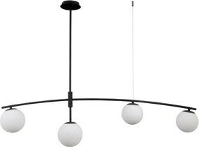 Italux glamour modern függeszték senai fehér fekete itxpnd-31322-4a-sb