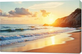 Vászonkép 120x80cm Hálószoba Nappali Panoráma Strand 2