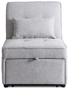 Ágyazható Fotel Szürke Színben. IBERIS 80 cm