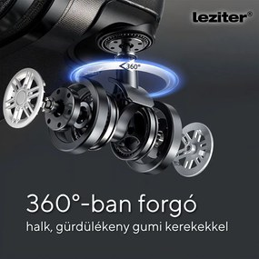 TraveLux Voyager III gurulós bőrönd szett szürke