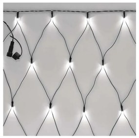 LED Karácsonyi kültéri lánc 160xLED/2x1,5m IP44 hideg fehér