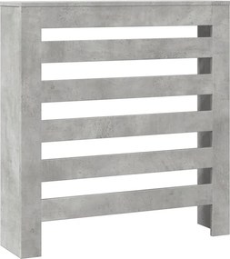 vidaXL betonszürke szerelt fa radiátorburkolat 78 x 20 x 82 cm