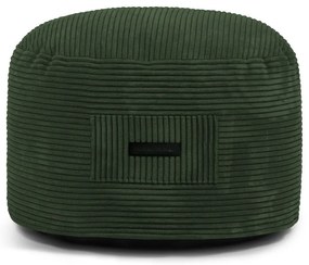 Zöld kordbársony puff Om 60 – SLOWDOWN