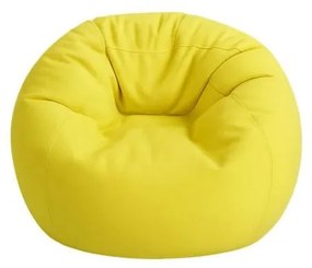 XL beltéri babzsákfotel – citromsárga