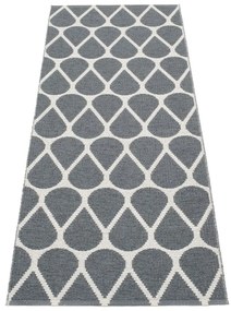 Sötétszürke kültéri-beltéri futószőnyeg 70x200 cm Otis Granit – Pappelina