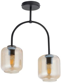 SIGMA LIGHTING 32242 SHINE Vintage Mennyezeti Lámpák Borostyán, Fekete E27 IP20