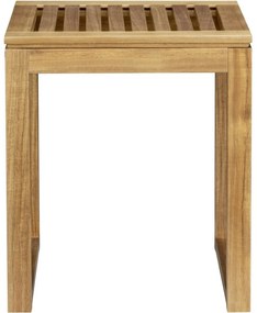 Wenko Fondi akácfa fürdőszobai szék, 46 x 30 x 40cm