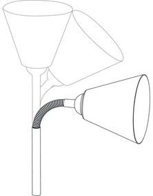 Paulmann 95427 - 1xE14/20W Fali lámpa JUNUS konnektorhoz 230V