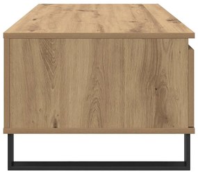 Dohányzóasztal fiókkal kézműves tölgy Faanyag