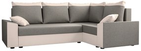Sarok ülőgarnitúra Paragon Plus (tejszín + barna) (J). 1062170