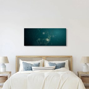 Kép - Varázslatos szarvas éjszaka (120x50 cm)
