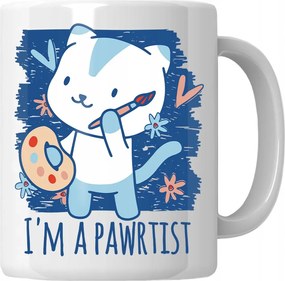 Bögre Macska Pawrtist Ajándék Macska Ajándék