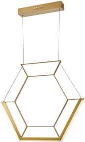 Dar Lighting HEXAGON HEX0135 Függőlámpa 1x15W/LED 2800K 646LM