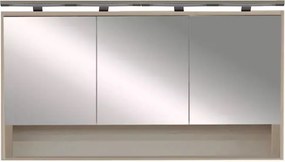 Luna 120 felső tükrös szekrény, Rauna szil