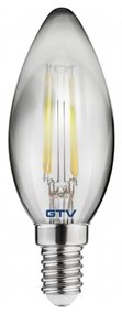 Meleg fehér szálas izzó E14, 4 W – GTV