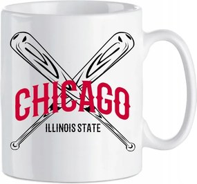 Chicago Baseball nyomott mintás bögre 330 ml