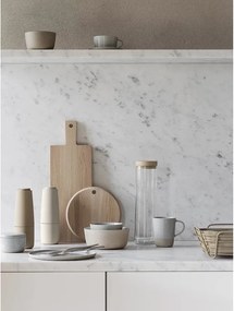 Világosszürke szervírozó kerámia tányér Sablo L – Blomus