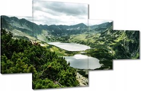 Vászonkép 130x80 Tátra Völgy 5 tó