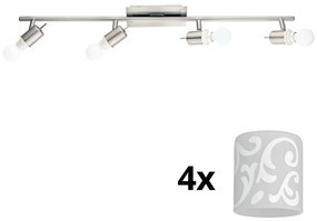 Eglo - LED spotlámpa MY CHOICE 4xE14/4W/230V króm/fehér