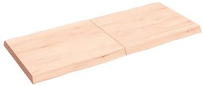kezeletlen tömör fa asztallap 140x60x(2-6) cm
