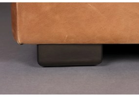 Konyakbarna bőr kanapé 214 cm Douglas – Dutchbone