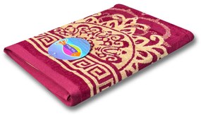 Zeus magenta strandtörölköző