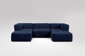 5 Teiliges Modulares Sofa – Blau