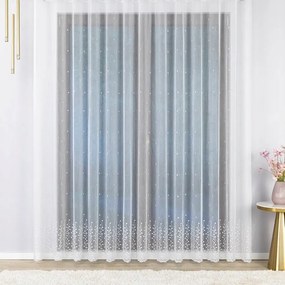 Kész Függöny Apró Virágokkal Hímzett 250X145