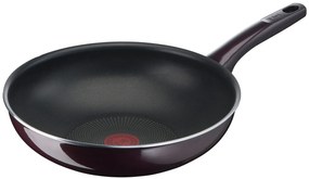 Wok serpenyő, Tefal, Resist Intense, 28 cm Ø, alumínium