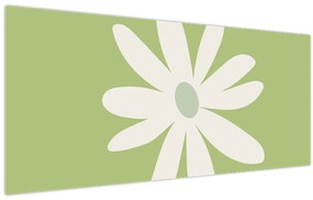 Kép - Hippik, zöld virágok N⁰2 (120x50 cm)